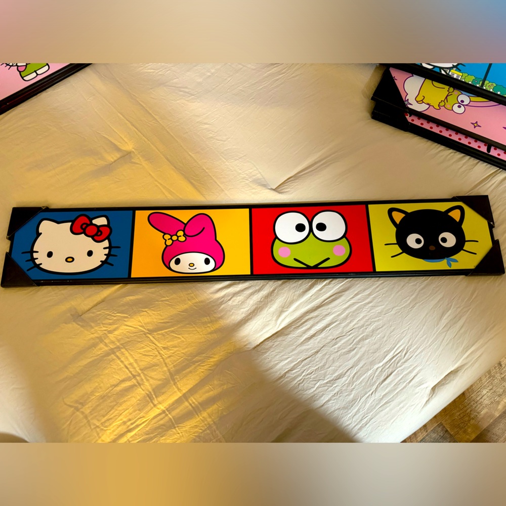 Brand new Sanrio Hello Kitty My Melody wall decor accent